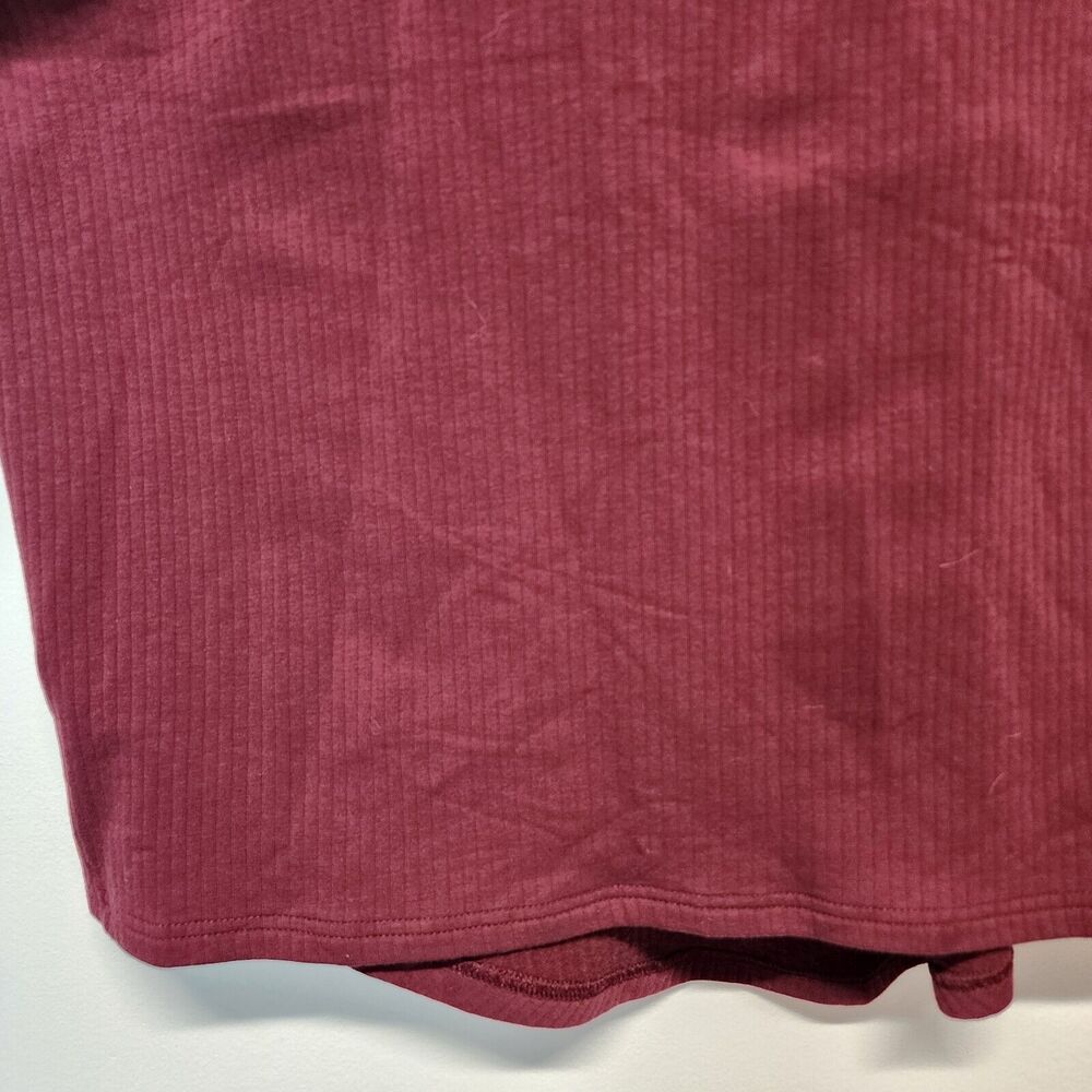 Savage Fenty Mens Rib Sleep Muscle Tank Top Size XL Burgundy Racerback Comfy - Picture 6 of 11